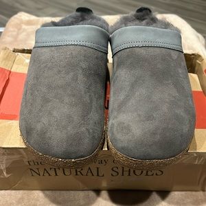 Haflinger 713015 04 Women’s Siberia Shearling Clog Slipper Gray Size EUR 41